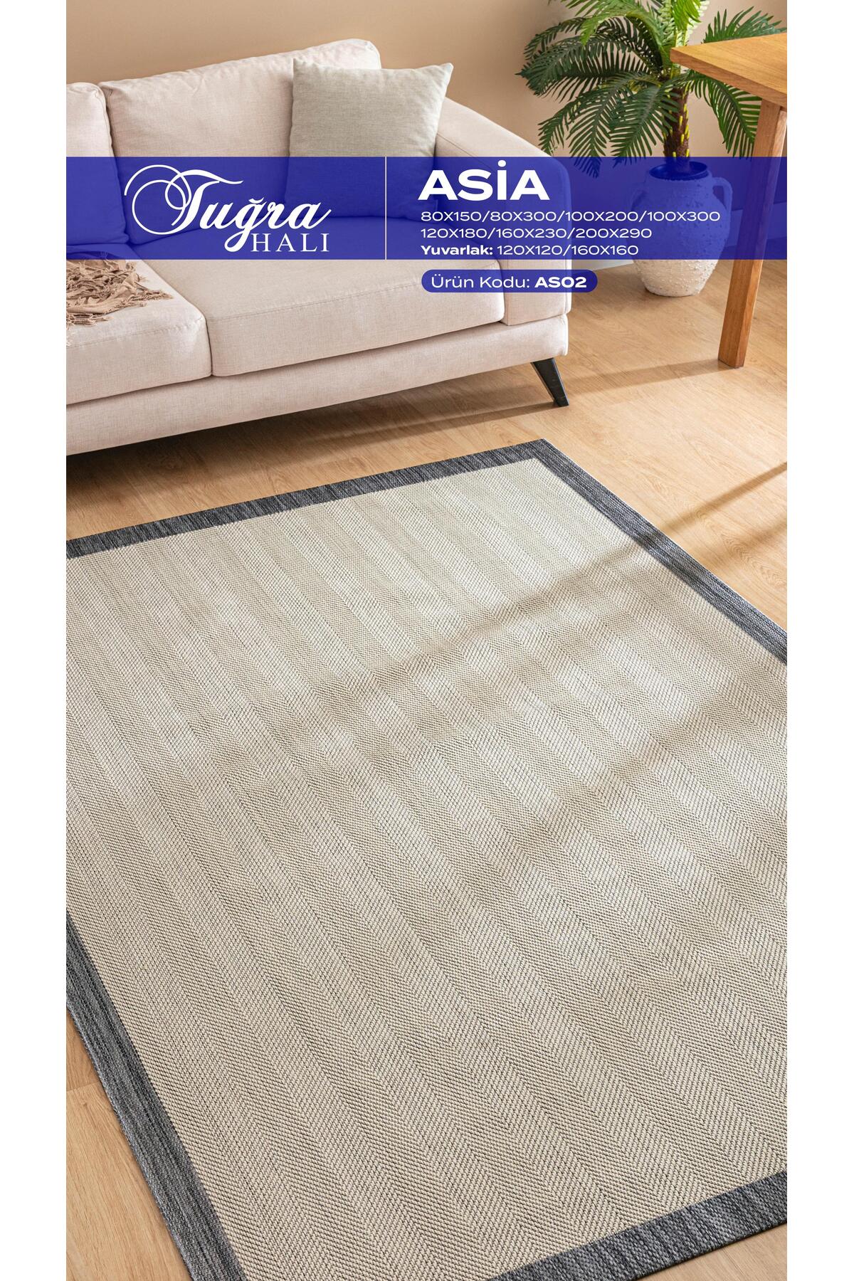 Asia Sisal Kilim AS02 Desenli Kaymaz Taban