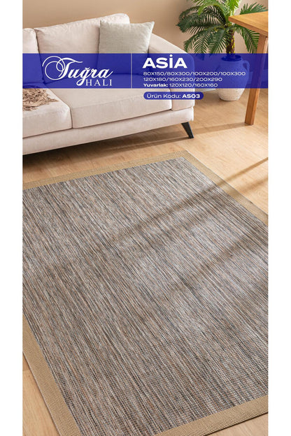 Asia Sisal Kilim AS03 Desenli Kaymaz Taban
