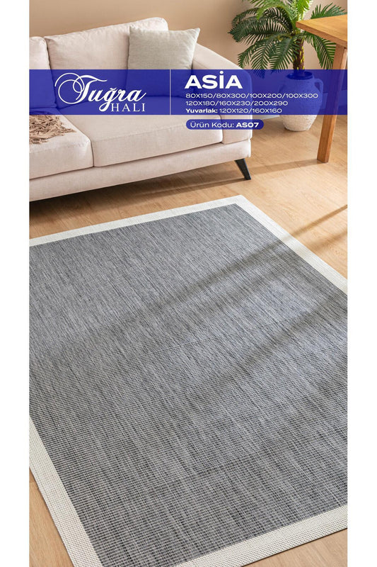 Asia Sisal Kilim AS07 Desenli Kaymaz Taban