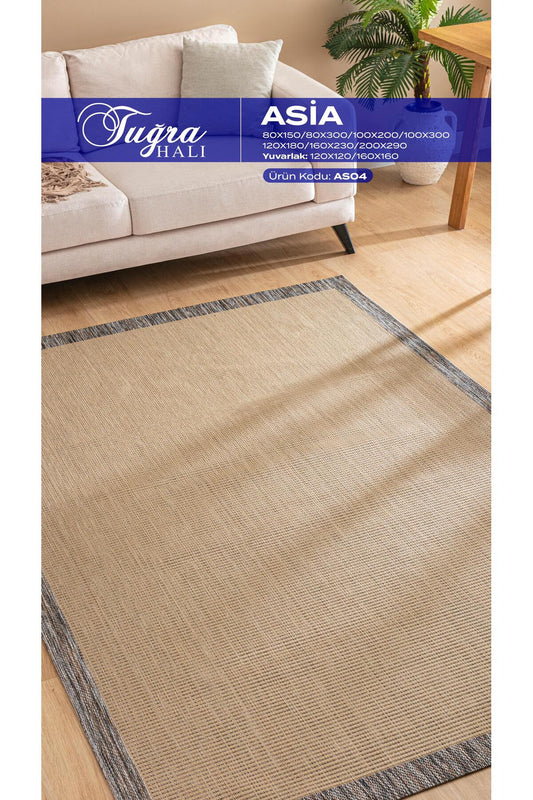 Asia Sisal Kilim AS04 Desenli Kaymaz Taban